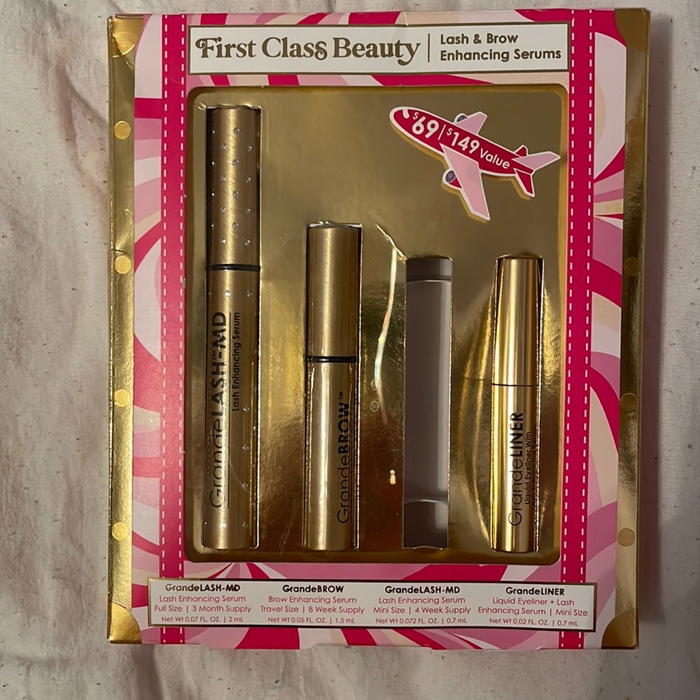 GrandeLASH, GrandeBROW, and GrandeLINER set- unopened bottles